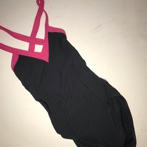 Capezio Grey and Pink Leotard for Dance/Gymnastics